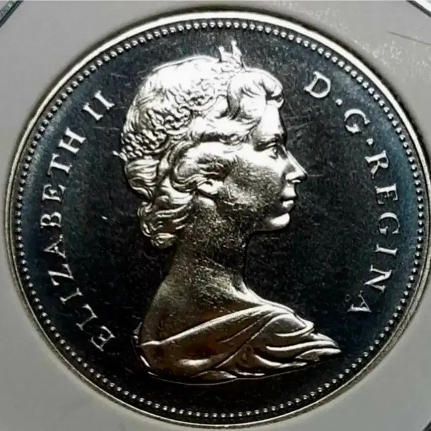 [BUNJANG] 1970 Canada 50 Cents Proof Coin (Unused) / 캐나다 프루프 미사용 1970년 50센트.외국주화 주화 화폐 동전