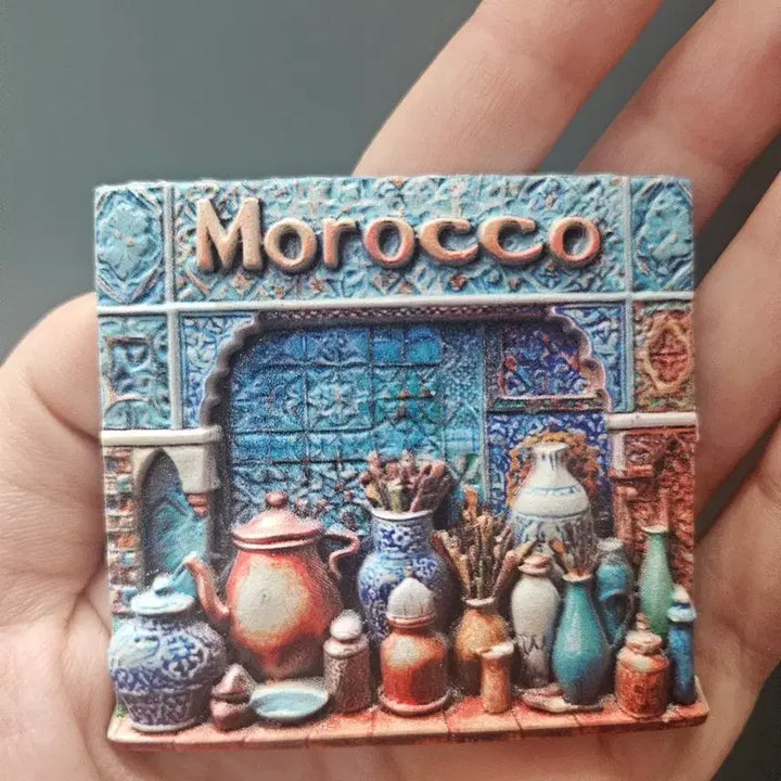 [BUNJANG] Moroccan Souvenir Refrigerator Magnet / 모로코 기념품 자석  냉장고마그넷 냉장고자석