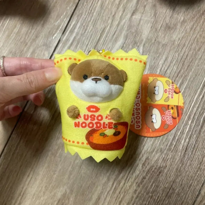 [BUNJANG] Usousochang Ramen Keychain Doll / 우소우소짱 라면 라멘 키링 인형