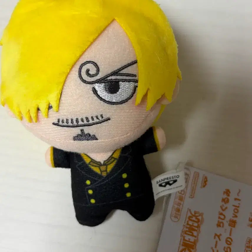 [BUNJANG] One Piece Sanji Chibi Nui Plush Doll / 원피스  상디 치비누이 치비구루미 누이 인형
