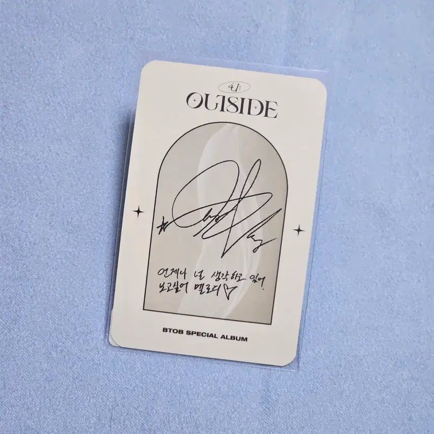 [BUNJANG] BTOB Outsider Album Lee Changsub Photocard / 비투비 아웃사이더 앨범 이창섭 포카