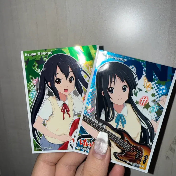 [BUNJANG] K-On! Trading Card Set: Mio Akiyama &amp; Azusa Nakano Swimsuit Sleeves / 케이온 트레이딩 카드 아키야마 미오 나카노 아즈사 유이 수영복 슬리브