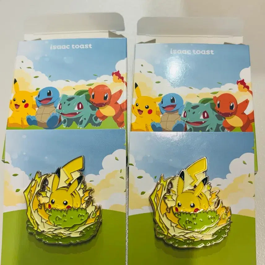 [BUNJANG] Isak Toast Pokemon Badge - Pikachu / [새상품] 이삭토스트 포켓몬 뱃지 - 피카츄
