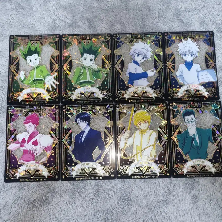 [BUNJANG] Hunter x Hunter Acrylic Card Set (Killua, Hisoka, Chrollo, Kurapika) / 헌터헌터 아크릴카드(키르아,히소카,클로로,크라피카)