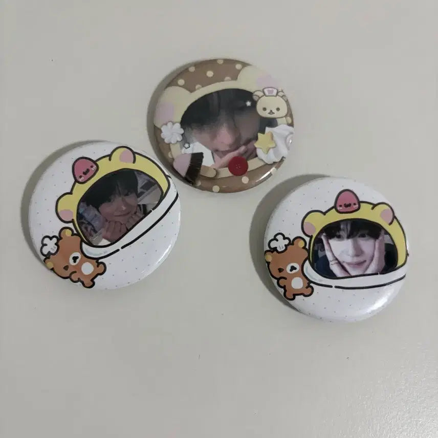 [BUNJANG] NCT WISH Sion Riku Pin Button Set / 엔시티위시 시온 리쿠 핀버튼 비공굿 판매