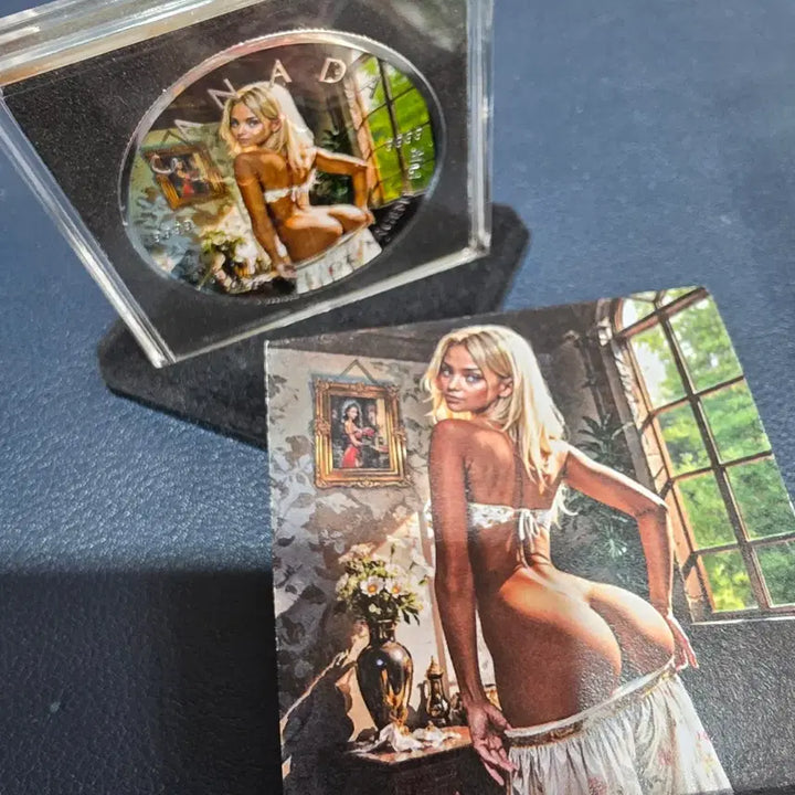 [BUNJANG] Canada Maple 1 oz Colorized Silver Coin - Sexy Design / 캐나다 메이플 1온스 색체 은화 섹시 은화