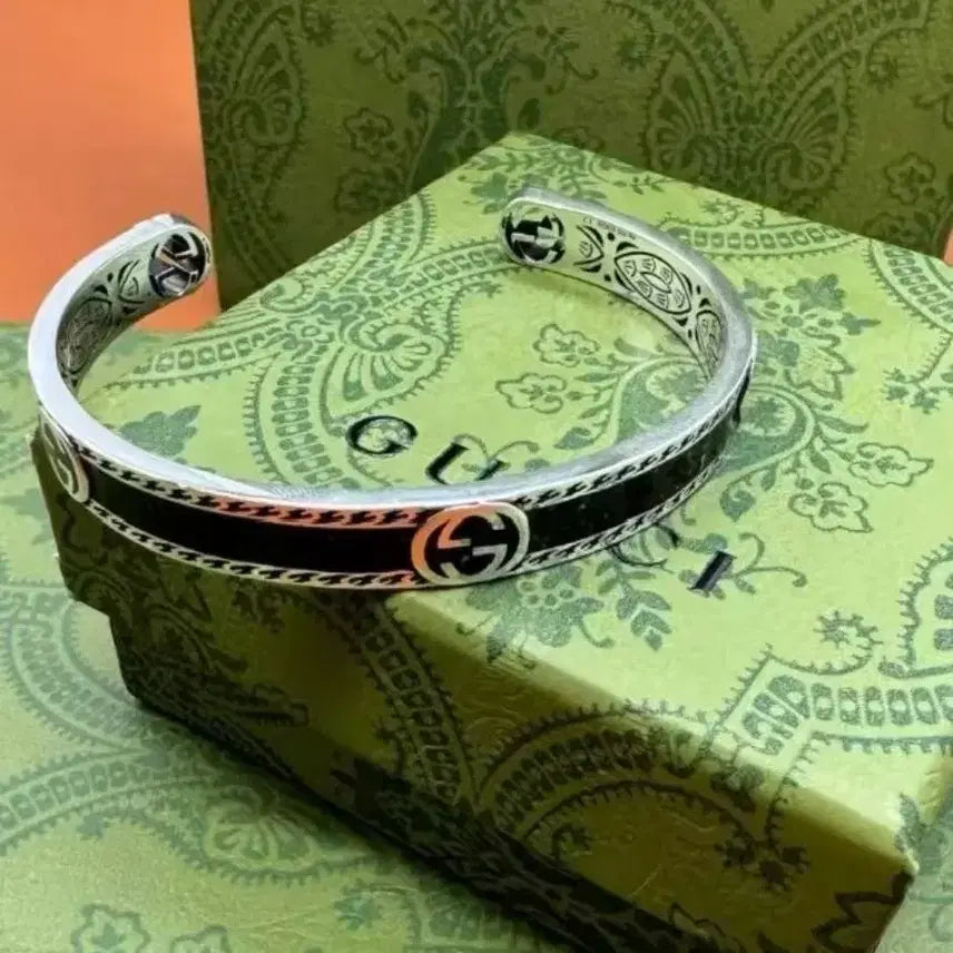 [BUNJANG] Gucci Silver GG Logo Bracelet / 구찌 실버 팔찌