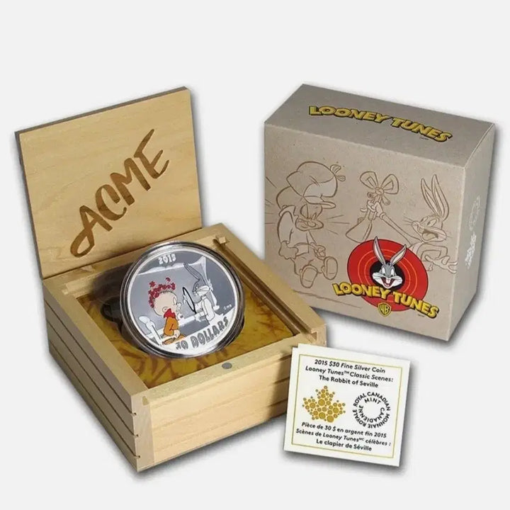 [BUNJANG] 2015 Looney Tunes Speedy Gonzales 2oz Silver Proof Coin / 2015 세비야의 토끼 루니 튠즈 2온스 실버 프루프