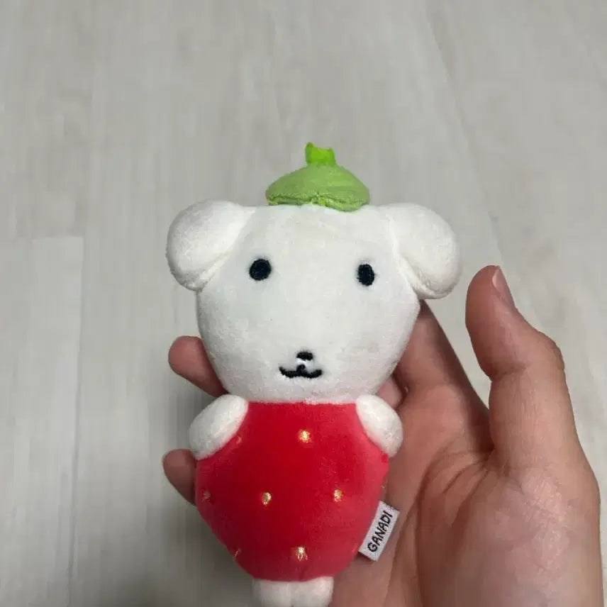 [BUNJANG] Ganady Strawberry Plush Doll / 가나디 스트로베리 인형 정품