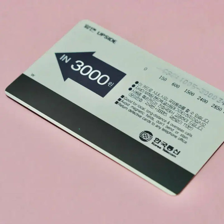 [BUNJANG] Hyundai Excel Advertising Phone Card - Retro Collectible / 현대 자동차 엑셀 광고 전화카드 수집 근대사 레트로
