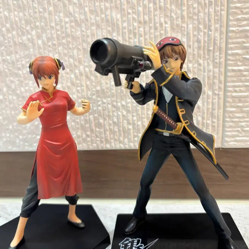 [BUNJANG] Gintama DXF Kagura &amp; Sougo Figure Bundle Set / 은혼 dxf 카구라 / 소고 피규어 일괄