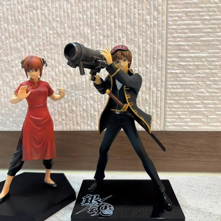 [BUNJANG] Gintama DXF Kagura &amp; Sougo Figure Bundle Set / 은혼 dxf 카구라 / 소고 피규어 일괄