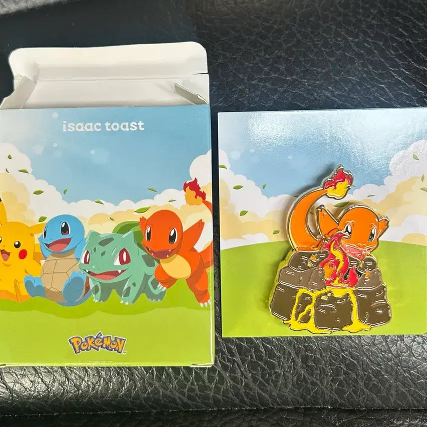 [BUNJANG] Isak Toast x Pokémon Charmander Badge / 이삭토스트 포켓몬 파이리 뱃지