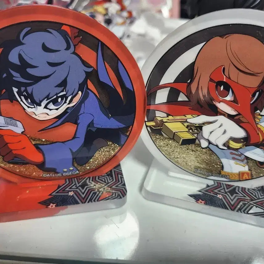 [BUNJANG] Persona 5 Tactica Protagonist / Akechi Acrylic Stand Bundle Set / 페르소나5 택티카 주인공/아케치 아크릴스탠드 일괄