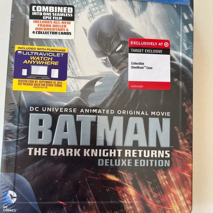 [BUNJANG] Batman The Dark Knight Returns Blu-ray Steelbook Deluxe Edition (Sealed) / (미개봉)배트맨 다크 나이트 리턴즈 블루레이 스틸북 디럭스 에디션