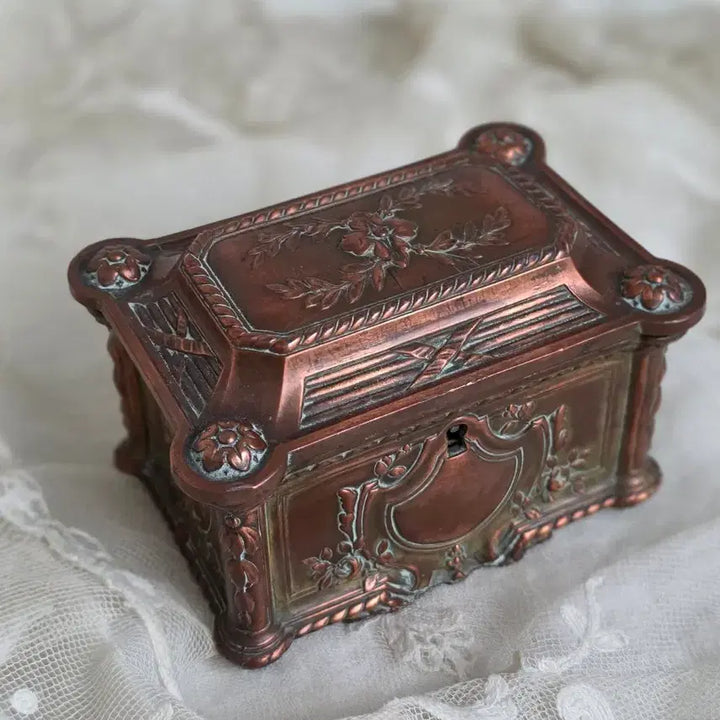 [BUNJANG] French Vintage Bronze Jewelry Box / 프랑스 빈티지 브론즈 주얼리 박스