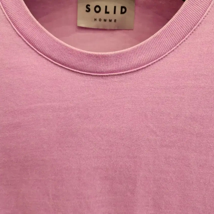 [BUNJANG] Solid Homme Purple Short-Sleeve T-Shirt Size 46 / 솔리드옴므 퍼플 반팔 티셔츠46