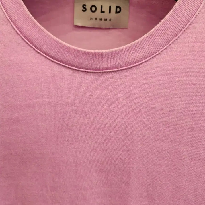[BUNJANG] Solid Homme Purple Short-Sleeve T-Shirt Size 46 / 솔리드옴므 퍼플 반팔 티셔츠46