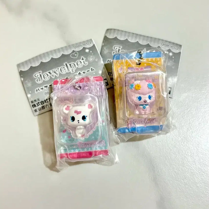 [BUNJANG] Bandai Jewelpet Miniature Charm Labra/Angela Package / 반다이 쥬얼펫 패키지 미니어처 참 라브라/안젤라