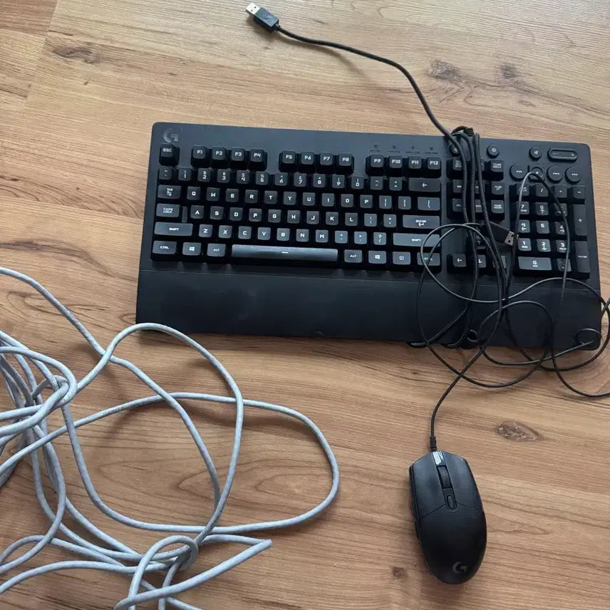 [BUNJANG] Logitech G213 Keyboard &amp; G102 Mouse Set with 5m+ LAN Cable / 로지텍 키보드 마우스 판매