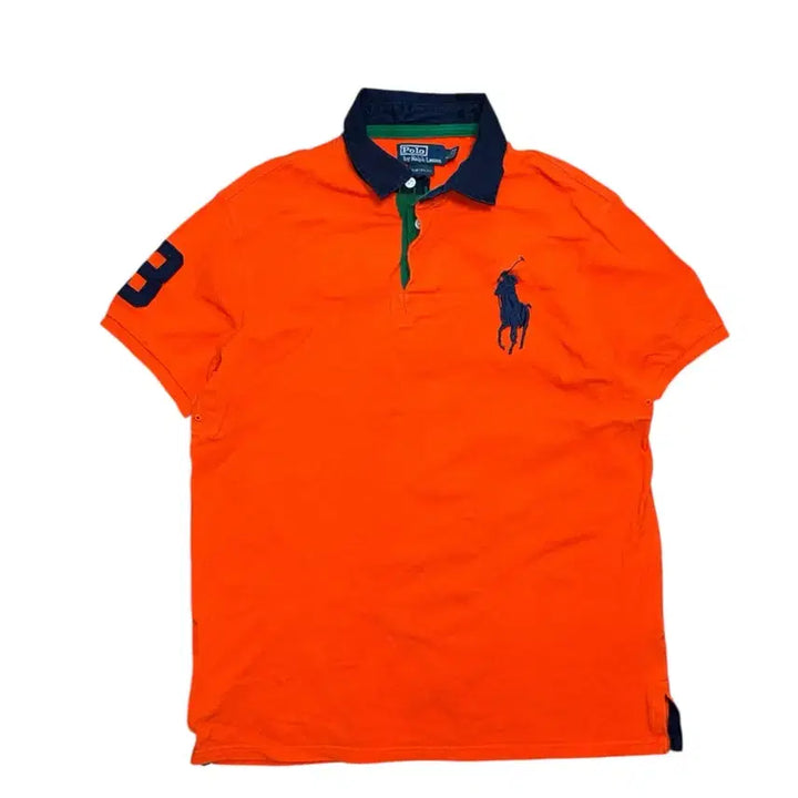 [BUNJANG] Polo Ralph Lauren Big Pony Rugby T-Shirt / 폴로 랄프로렌 빅포니 럭비티 반팔 카라티