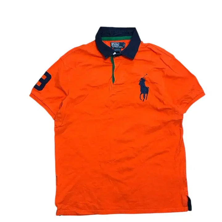 [BUNJANG] Polo Ralph Lauren Big Pony Rugby T-Shirt / 폴로 랄프로렌 빅포니 럭비티 반팔 카라티
