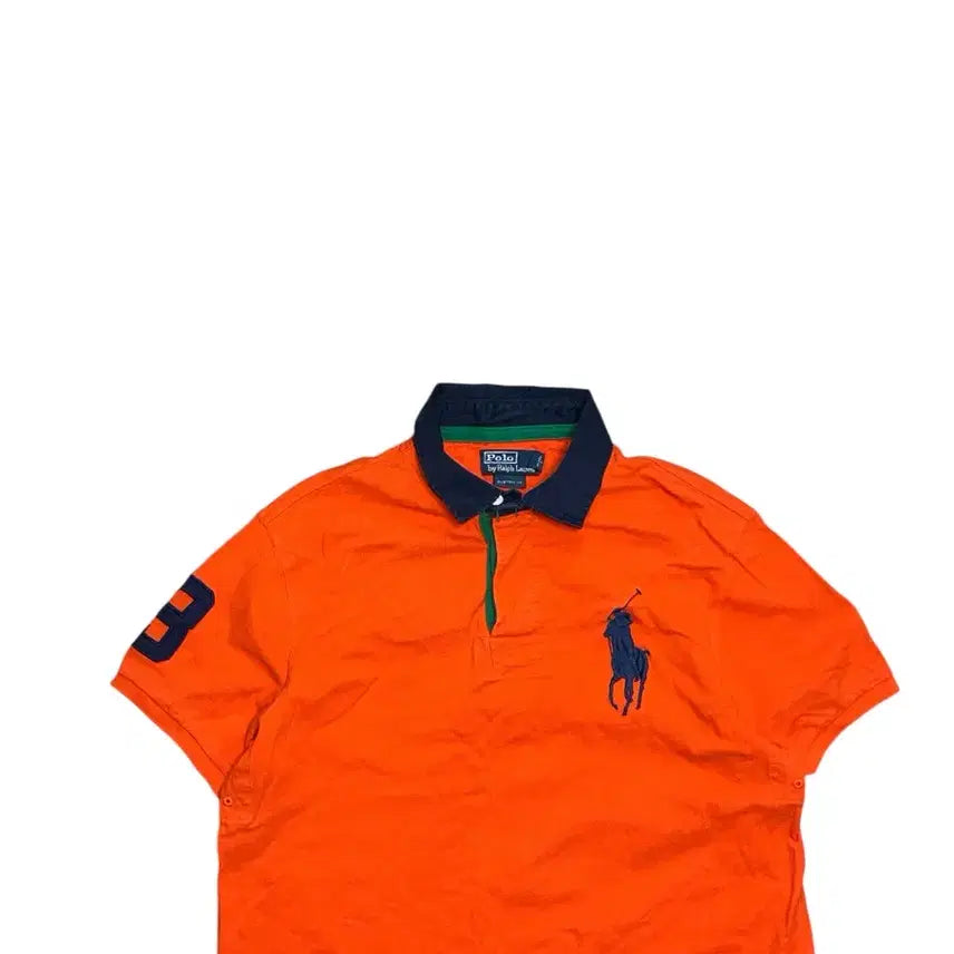 [BUNJANG] Polo Ralph Lauren Big Pony Rugby T-Shirt / 폴로 랄프로렌 빅포니 럭비티 반팔 카라티
