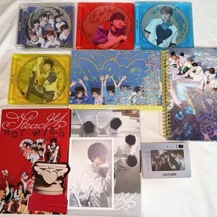 [BUNJANG] NCT WISH Steady POP-UP COLOR Album Bundle Set / 엔시티 위시 스테디 팝팝 컬러 앨범 일괄