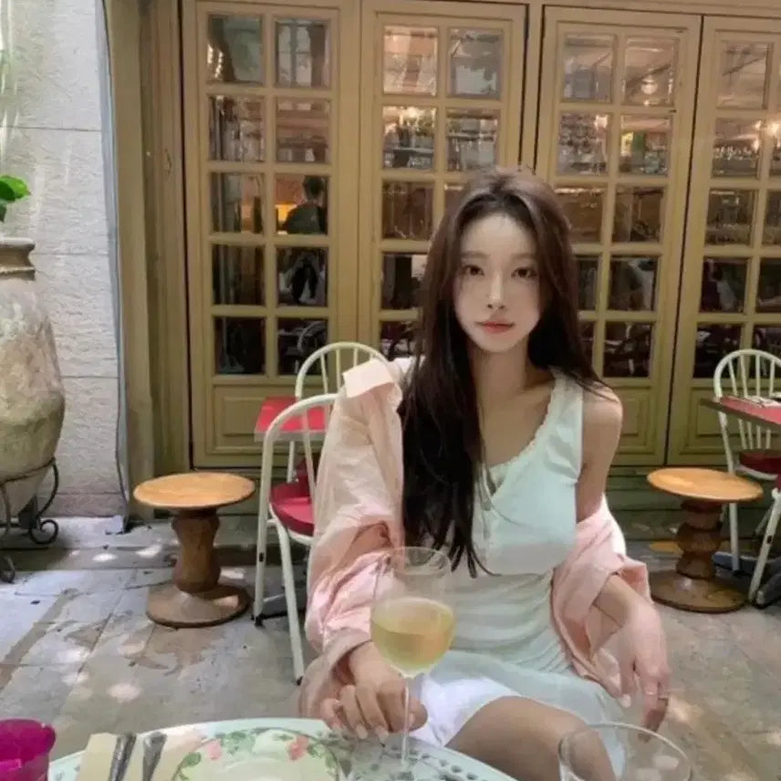 [BUNJANG] Leeds The Wish Lace Shirt Peach / 6월까지) Leeds 리즈 더위시 레이스 셔츠 피치