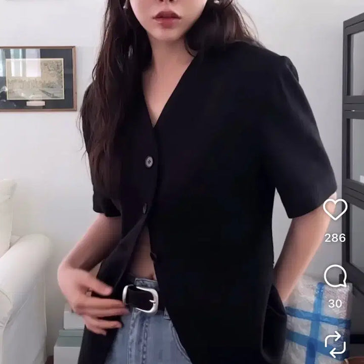 [BUNJANG] Hunch Collarless Jacket White / 헌치 자켓