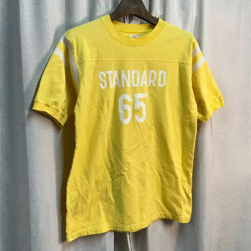 [BUNJANG] Fortela STANDARD 65 Short Sleeve T-Shirt (Yellow, Size L) / [L] 한섬 포르텔라 STANDARD 65 반팔 티셔츠