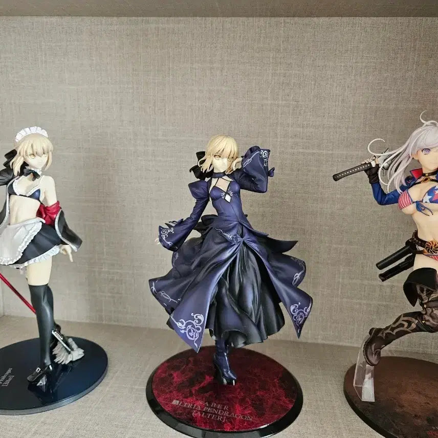 [BUNJANG] Alter Saber Alter, Musashi, Maid 1/7 Scale Figure Set / 페이트 페그오 alter 알터 세이버 얼터, 무사시, 메이드 1/7피규어