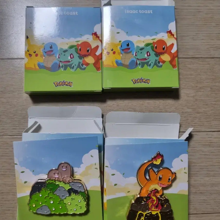 [BUNJANG] Isaac Toast Pokemon Badges - Lugia, Charmander, Dugtrio / 개별구매가능 / 이삭토스트 포켓몬 뱃지 루기아 파이리 닥트리오