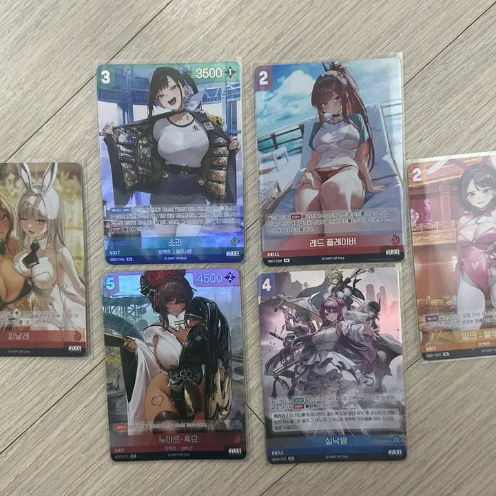 [BUNJANG] Nikke Nibel Arena Card Bundle Set (6 Cards) / 니케 니벨 아레나 카드 6장 일괄