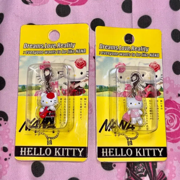[BUNJANG] NANA Hachi Kitty Strap Bundle Set / NANA 나나 하치 키티스트랩 헬로키티 고전 키티 일괄