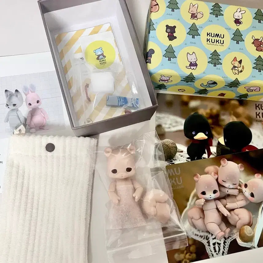 [BUNJANG] Kumukuku Squirrel Pukoo Milktea Open No-Makeup Photocard / 쿠무쿠쿠 다람쥐 푸코 밀크티 개안 노메이크업