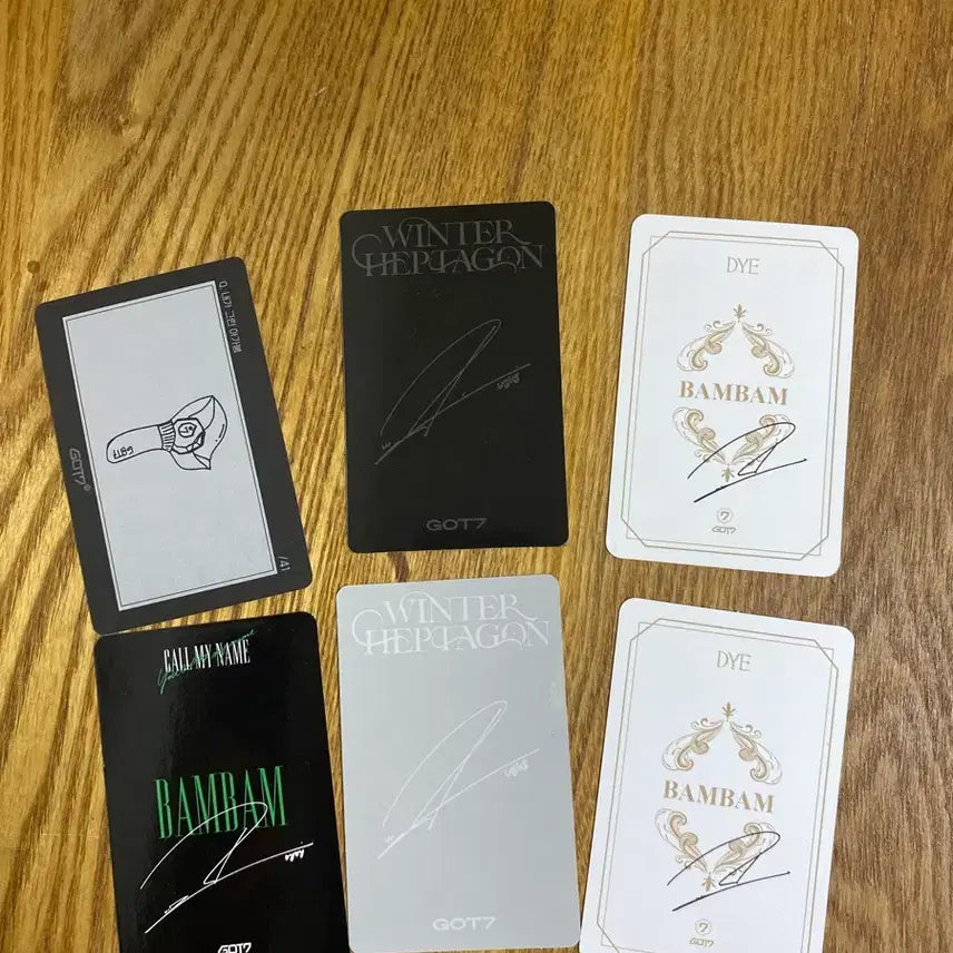 [BUNJANG] GOT7 BamBam Bundle Set Photocards / 갓세븐 뱀뱀 포토카드 일괄