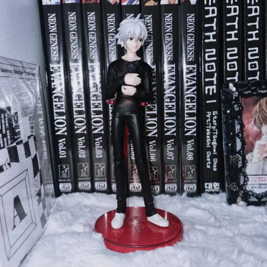 [BUNJANG] Evangelion Kaworu Cat Portrait Figure (Sealed) / 미개봉 에반게리온 카오루 고양이 포트레이트 피규어
