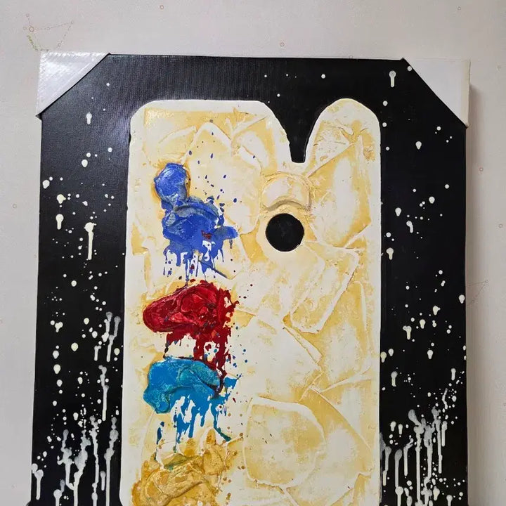 [SOLD OUT] 추상 팔레트 그림 캔버스 액자
