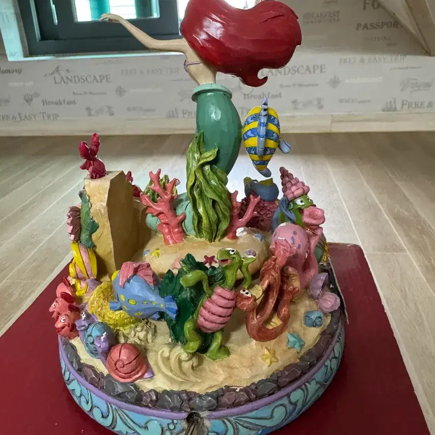 [BUNJANG] Enesco Jim Shore Ariel Under the Sea Music Box / 에네스코 짐슈어 에리얼 언더더씨 오르골 판매 합니다