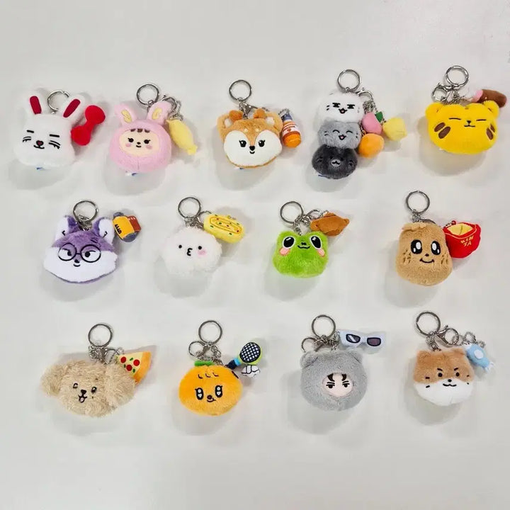 [BUNJANG] MINITIN Face Plush Keyring / 미니틴 페이스 플러시 키링(판매)