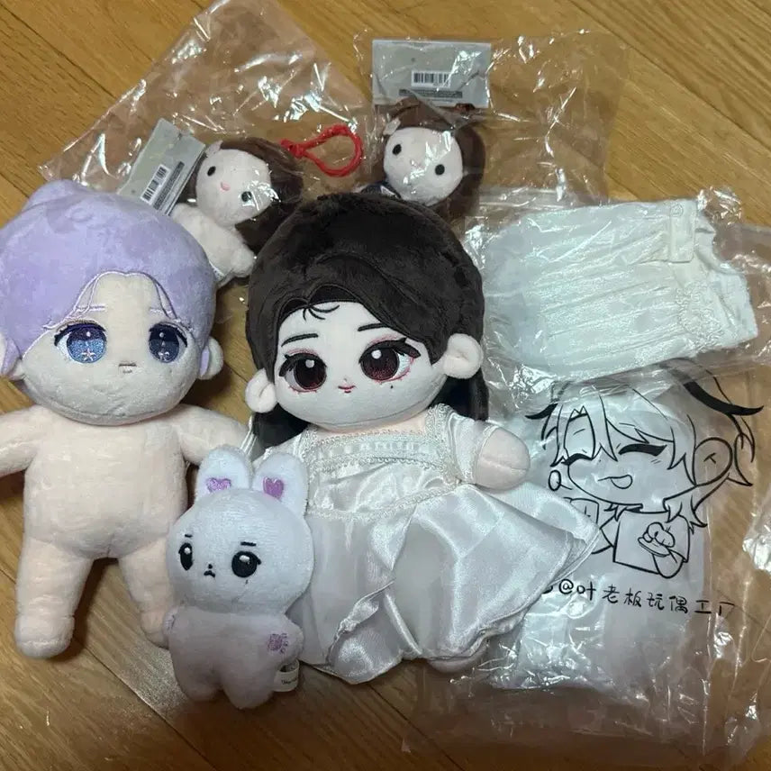 [BUNJANG] IU (아이유) "Som-inhyung" Bundle Set: Ji-hye-yu, Time-yu, Ae-sun-i / 아이유 솜인형 일괄 지혜유 타임유 애순이