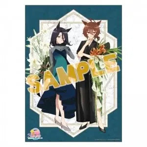 [BUNJANG] Uma Musume Pretty Derby Movie Theater Edition Special Edition Cel Fabric Poster Special - Manhattan Cafe &amp; Mejiro Tachyon / 우마무스메 극장판 블루레이 천 포스터 타키온 카페