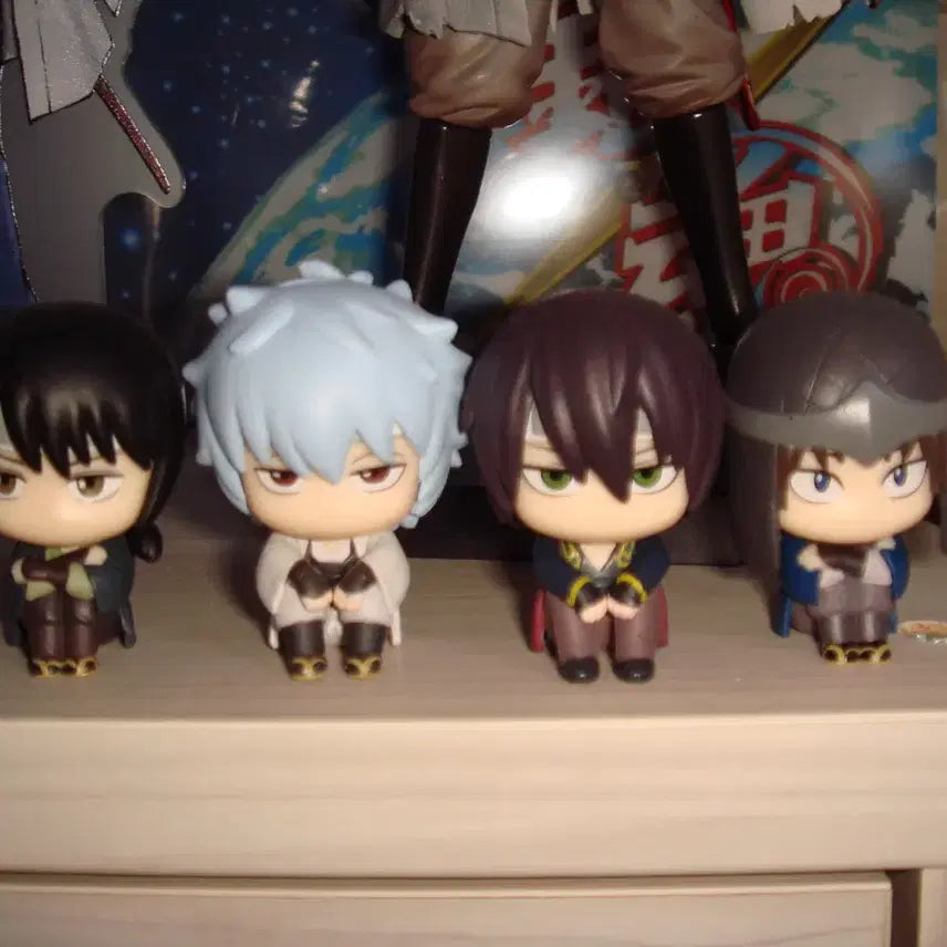[BUNJANG] Gintama "When Will It Come?" Machi-Boke Set 4: Four Shinsengumi Leaders Bundle Set / 은혼 언제오려나 마치보케 4탄 양이지사 4종 일괄
