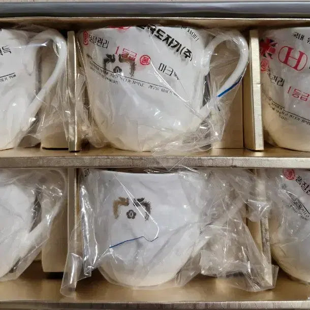 [SOLD OUT] 김영삼 대통령  금장 봉황 커피잔 6세트  미사용  수집품  선물용