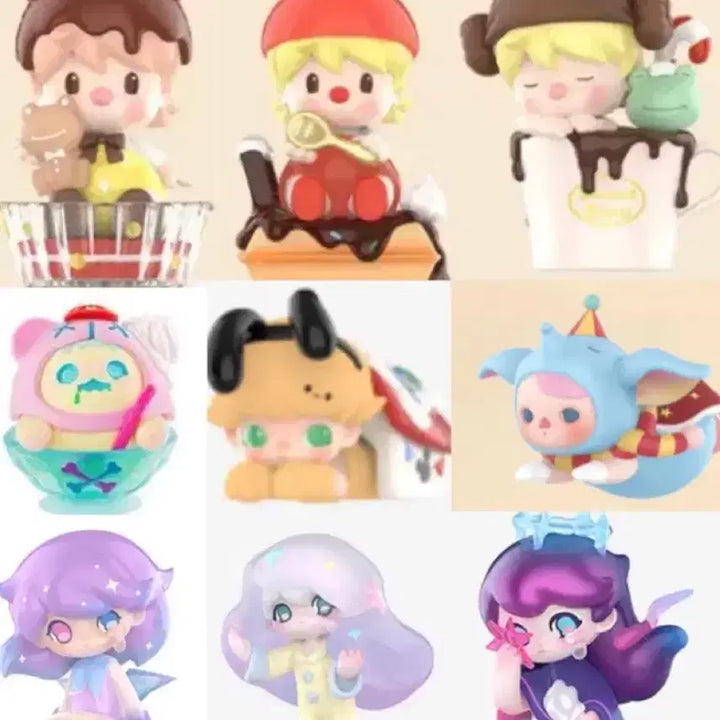[BUNJANG] Dimoo Pooky Sweet Bean PINOJELLY Figure / 팝마트 피규어 디무 푸키 스위트빈 신우 교환 피노젤리