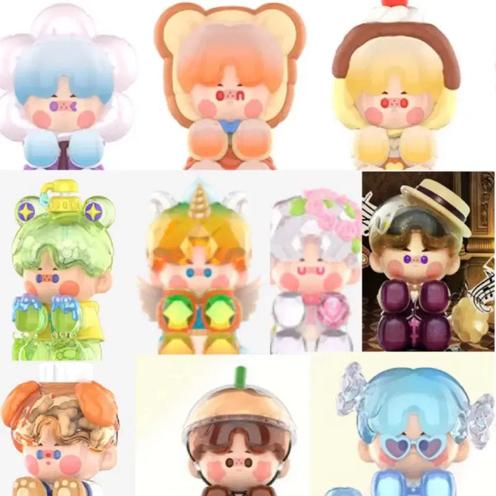 [BUNJANG] Dimoo Pooky Sweet Bean PINOJELLY Figure / 팝마트 피규어 디무 푸키 스위트빈 신우 교환 피노젤리