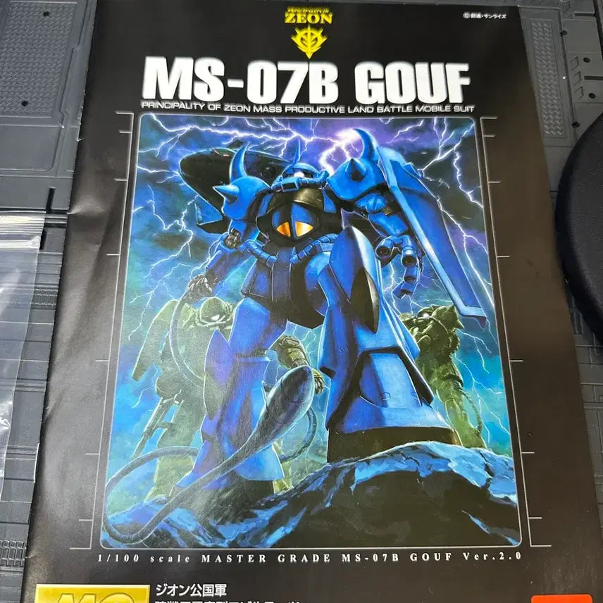 [BUNJANG] MG Gouf 2.0 30th Anniversary Clear Ver. Model Kit / MG 구프 2.0 30주년 클리어