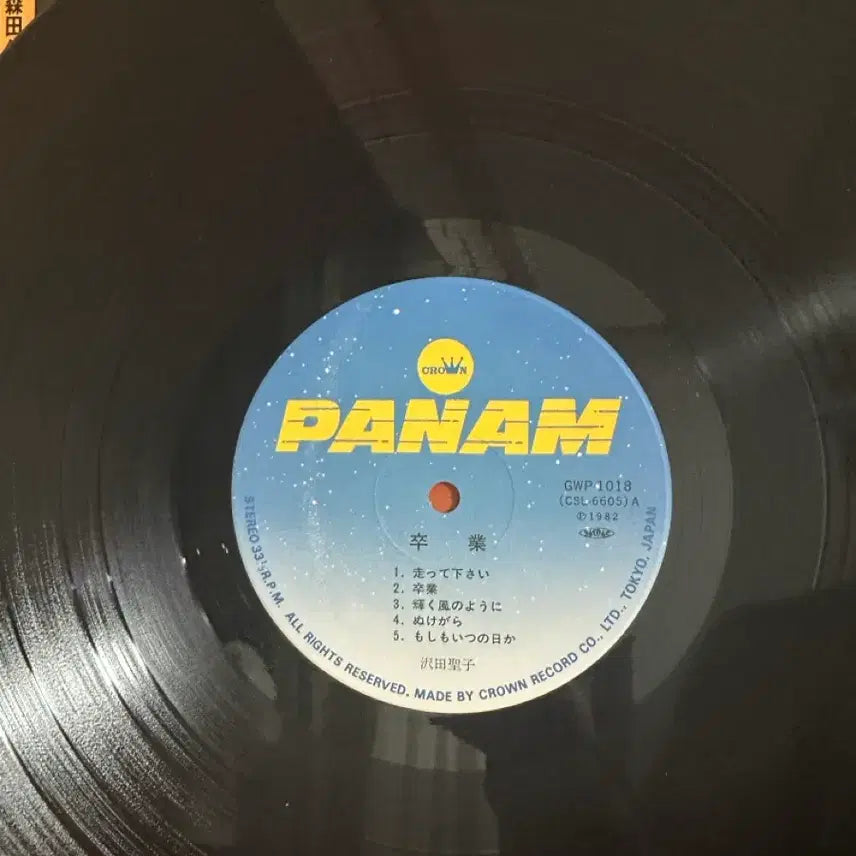 [BUNJANG]  Seiko Sawada Graduation LP Vinyl / (시티팝,사와다 쇼코,민트급)- 졸업 LP