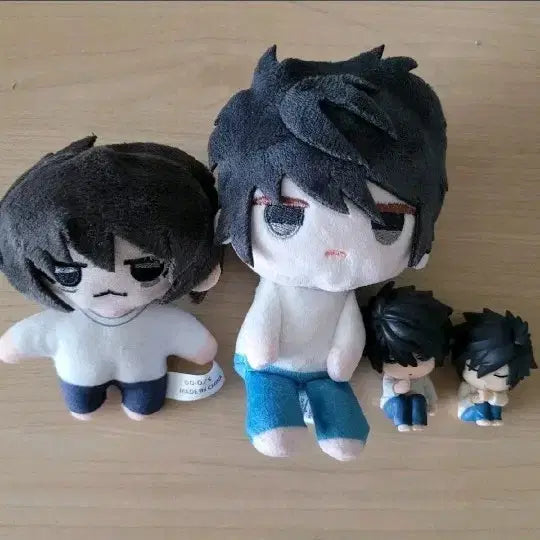 [BUNJANG] Death Note L Plush Bundle / 데스노트 엘 인형 일괄판매 엘 누이, 엘 오스와리어깨쿵, 네무라세타이